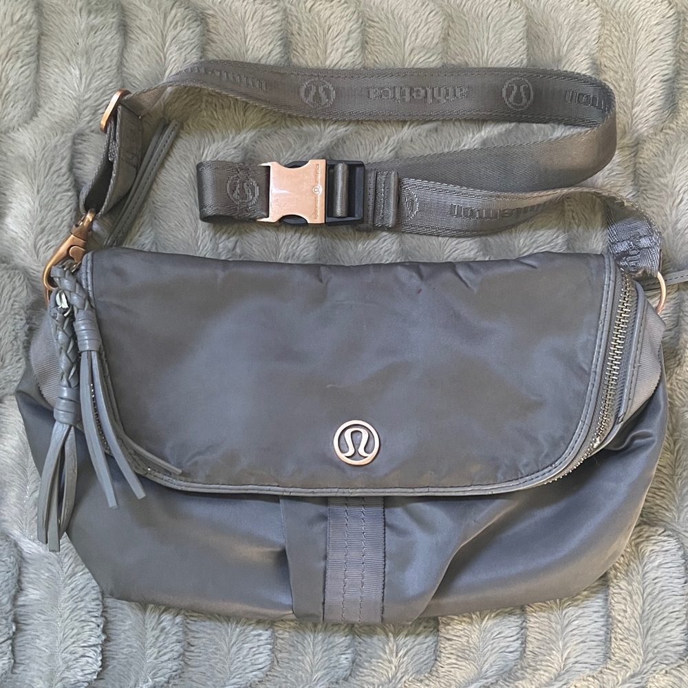 lululemon athletica Charcoal Crossbody Bag